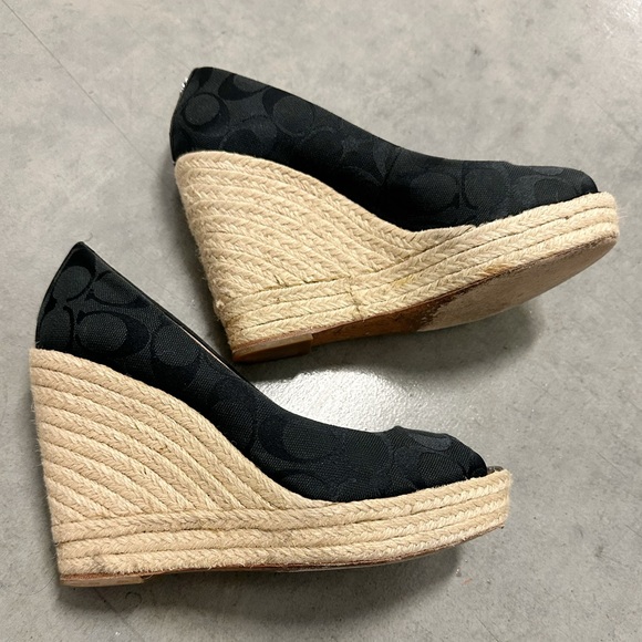 Coach Shoes - Coach Espadrille Wedges